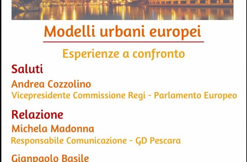"Modelli urbani europei", se ne parla con Andrea Cozzolino