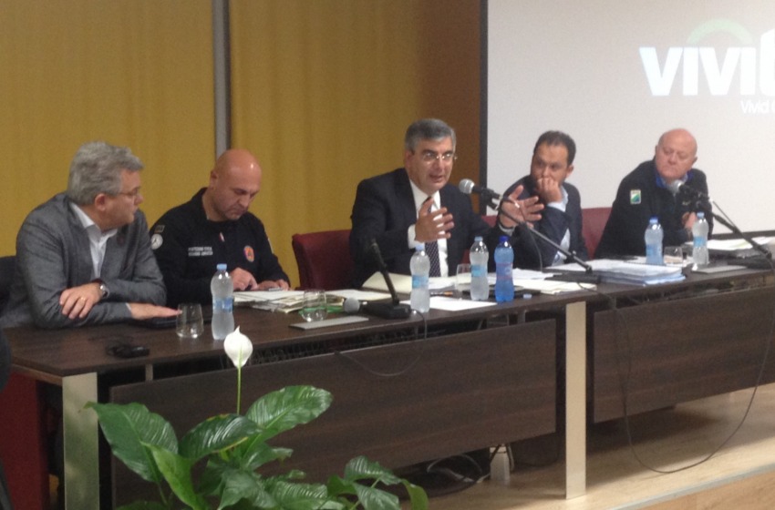 Mosciano Sant'Angelo: D'Alfonso incontra i sindaci dei Comuni colpiti dal sisma
