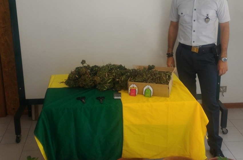 “Operazione smoking pots”. Sequestrati 1,8 Kg di marijuana e arresto in flagranza