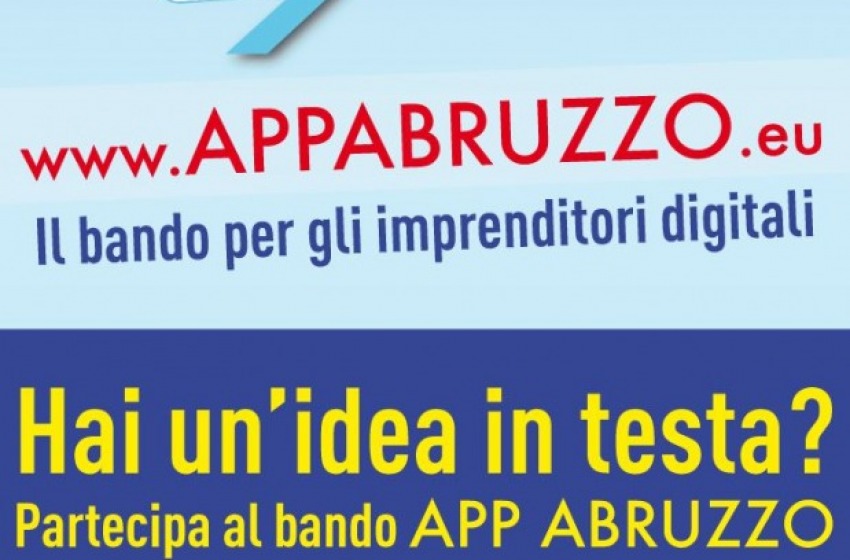 Parte il Bando “App Abruzzo” , un'opportunità per formare nuovi imprenditori