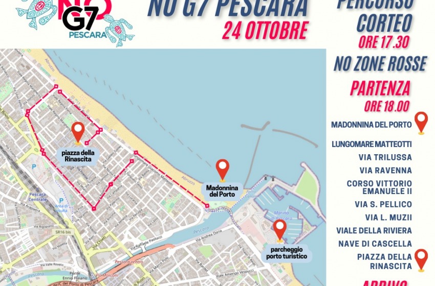 Oggi il Controvertice domani il corteo NoG7