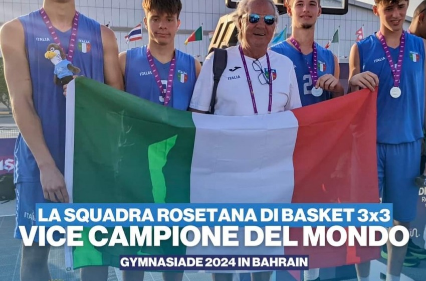 Il team di basket del “Moretti” vicecampione del mondo