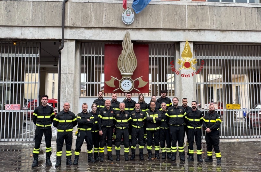 I nuovi volontari dei Vigili del Fuoco