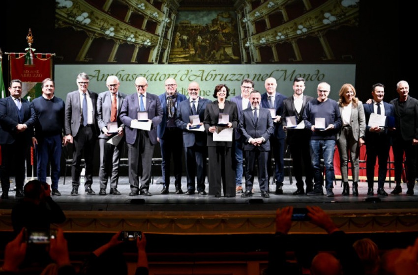 Al Marrucino celebrati gli Ambasciatori d'Abruzzo nel Mondo