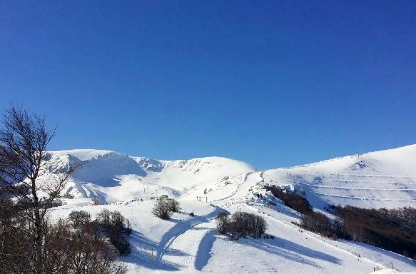 Nevica sulle montagne d’Abruzzo