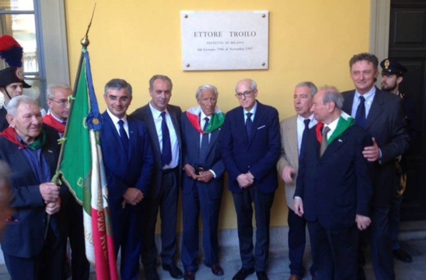 Milano celebra l'eroe, Fausto Troilo comandate della Brigata Maiella